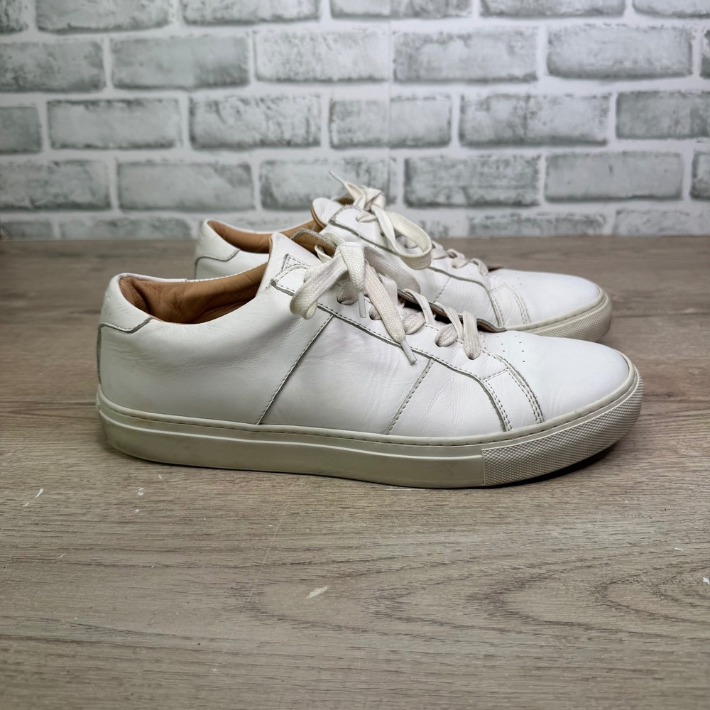 Greats Royale White Leather Low Top Sneakers Size 8